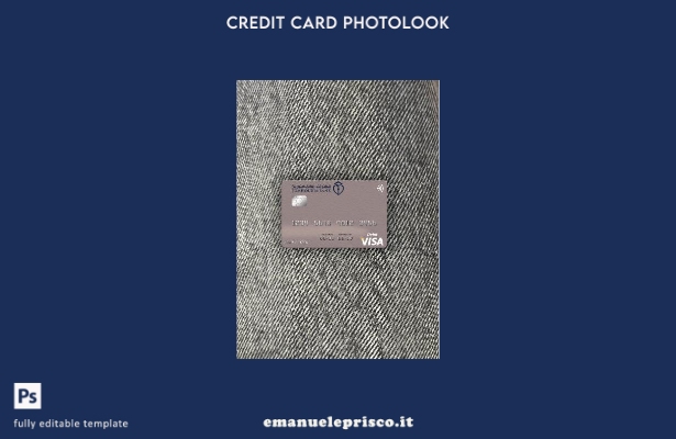 modello frontale photolook con carta di debito visto Libia Jumhouria Bank in sti